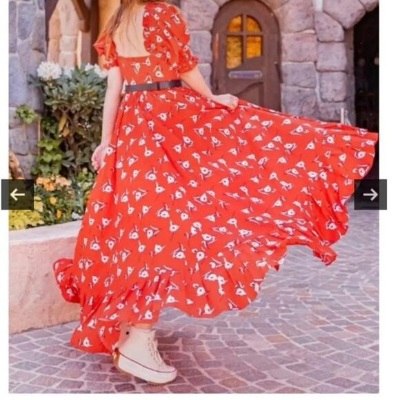 NWOT The Ruffle Gown Dress in Sweet Caroline Floral Print Coquette Milk Maid 3X - Picture 9 of 15